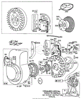 Flywheel, Blower Hsg, Elect