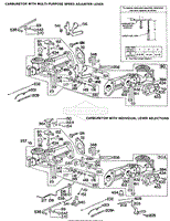 (2) Carburetor Assemblies