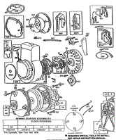 Gear Case,Blower Hsg.,Rewind