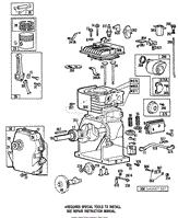 Cylinder, Piston, Mufflers