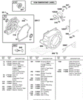 Blower Housing, Crankcase Cover/Sump