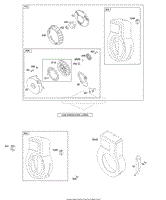 Blower Housing/Shrouds, Rewind Starter/Blower Housing