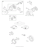 Flywheel, Rewind Starter