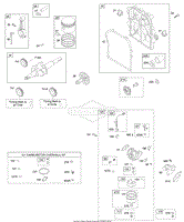 Camshaft, Carburetor, Carburetor Overhaul Kit, Crankcase Cover/Sump, Crankshaft, Piston/Rings/Connecting Rod