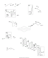 Air Cleaner, Controls, Governor Spring, Ignition