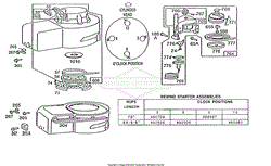 Blower Hsg, Rewind,Vert Pull