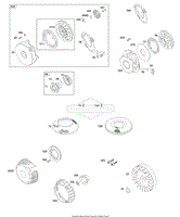 Flywheel, Rewind Starter