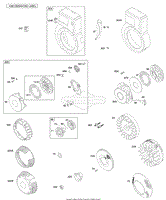 Blower Housing/Shrouds, Flywheel, Rewind Starter