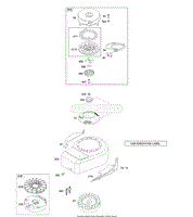 Blower Housing/Shrouds, Flywheel, Rewind Starter