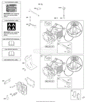 Cylinder, Cylinder Head, Lubrication, Warning Label