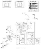 Cylinder, Cylinder Head, Lubrication, Operator&#39;s Manual, Warning Label