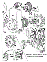 Blower Hsg,Flywheels,Rewinds