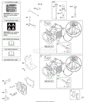 Cylinder, Cylinder Head, Lubrication, Operator&#39;s Manual, Warning Label