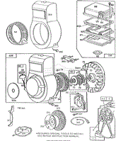 Blower Hsgs,Rewind,Flywheel