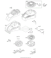 Blower Housing, Cover/Guards, Flywheel, Rewind Starter