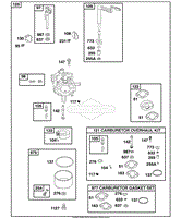 Carburetor, Gasket Set - Carburetor, Kit - Carburetor Overhaul