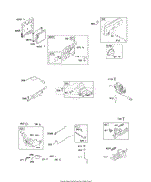 Air Cleaner, Alternator, Controls, Electrical, Exhaust System, Flywheel Brake, Governor Spring, Ignition