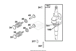 Valves, Crankshaft