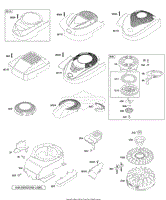 Blower Housing/Shrouds, Flywheel, Rewind Starter