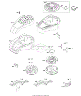 Blower Housing, Cover/Guards, Flywheel, Rewind Starter