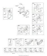 Air Cleaner, Exhaust System, Governor Spring