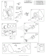 Camshaft, Crankcase Cover, Crankshaft, Cylinder, Lubrication, Piston Group