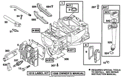 Cylinder, Head, Oil Fill