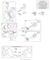 Camshaft, Crankshaft, Cylinder, Piston Group