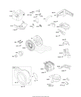 Blower Housing/Shrouds, Exhaust System, Flywheel