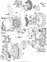 Blower Hsg,Flywheel,Rewind