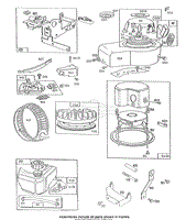 Blower Hsg,Flywheel,Rewinds