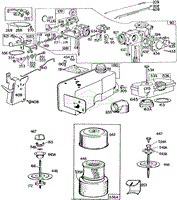 Briggs and Stratton 130992-0379-99 Parts Diagrams