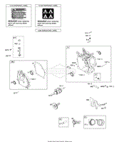 Camshaft, Crankcase Cover, Crankshaft, Cylinder, Lubrication, Piston Group, Warning Label