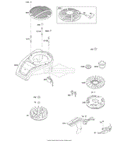 Blower Housing, Cover/Guards, Flywheel