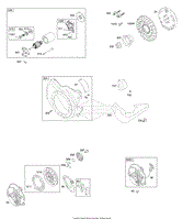 Blower Housing, Electric Starter, Flywheel