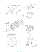 Blower Housing/Shrouds, Exhaust System, Flywheel