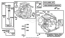 Cylinder, Crankcase,Oil Fill