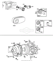 Gear Case, Mufflers,Deflectors