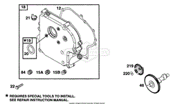 Crankcase Cover, Cam