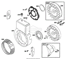 Blower Hsg, Flywheel