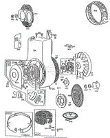 Blower Hsg,Flywheels,Screen