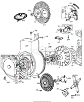 Blower Hsg,Flywheels,Screen