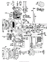 Cyl, Piston, Muffler, CrnkCse