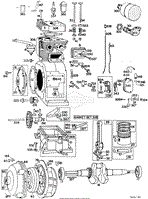 Cyl, Piston, Muffler, CrnkCse