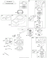 Blower Housing, Flywheel, Armature, Rewind