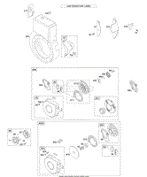 Blower Housing/Shrouds, Rewind