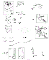 Controls, Fuel Tank, Springs/Links, Fuel Hoses