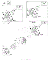 Crankcase Cover, Gear Reduction