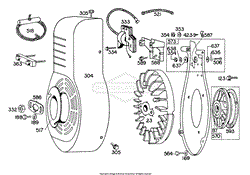 Blower Hsg,Flywheel,Elect.