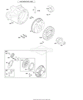 Blower Housing/Shrouds, Flywheel, Rewind Starter